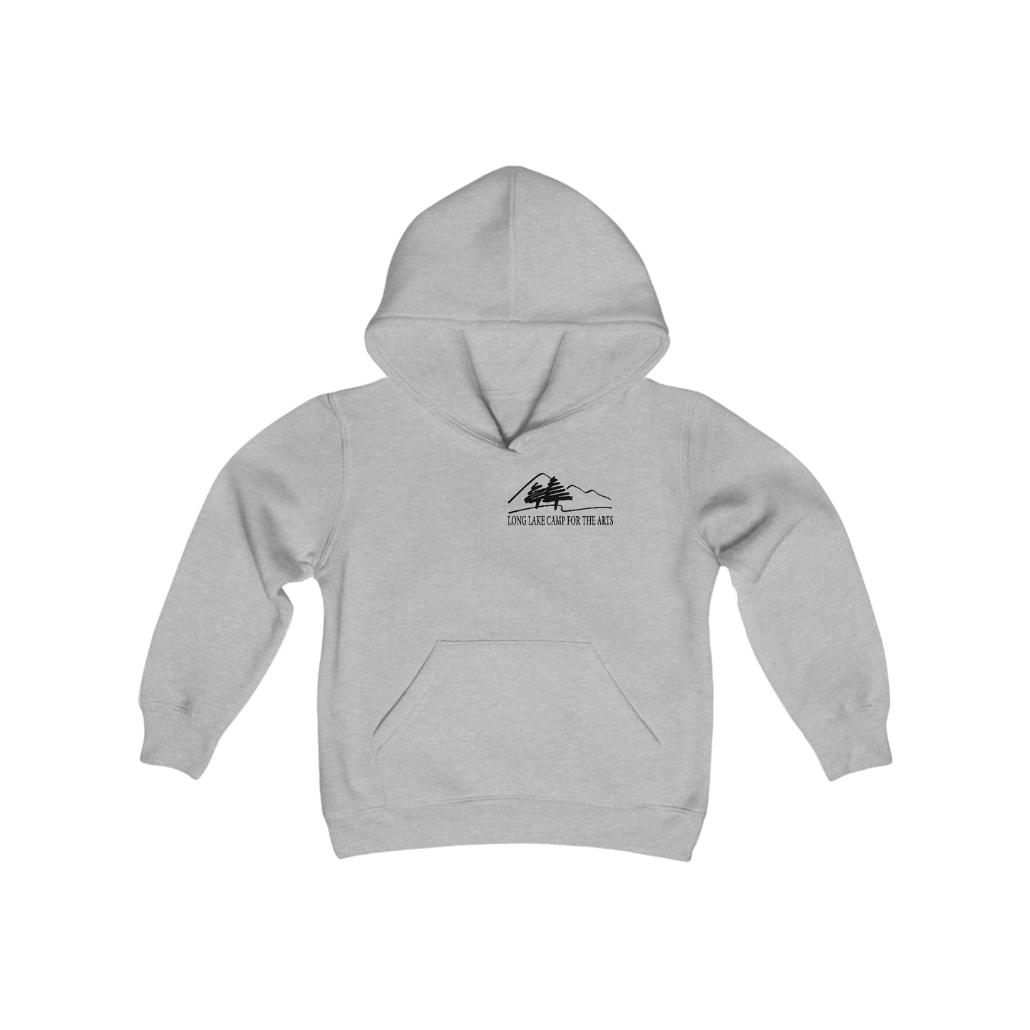 Arts Youth Sized Unisex Hooded Sweatshirt (Select Color)
