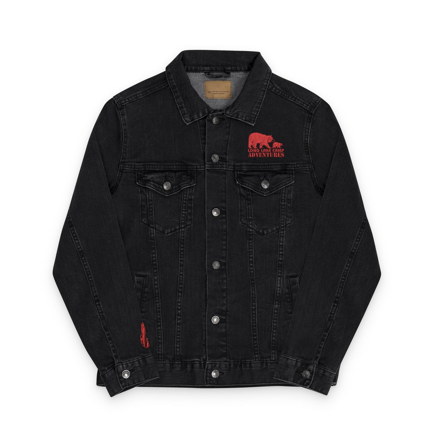 Adventures Unisex Denim Racer Jacket (Embroidery)