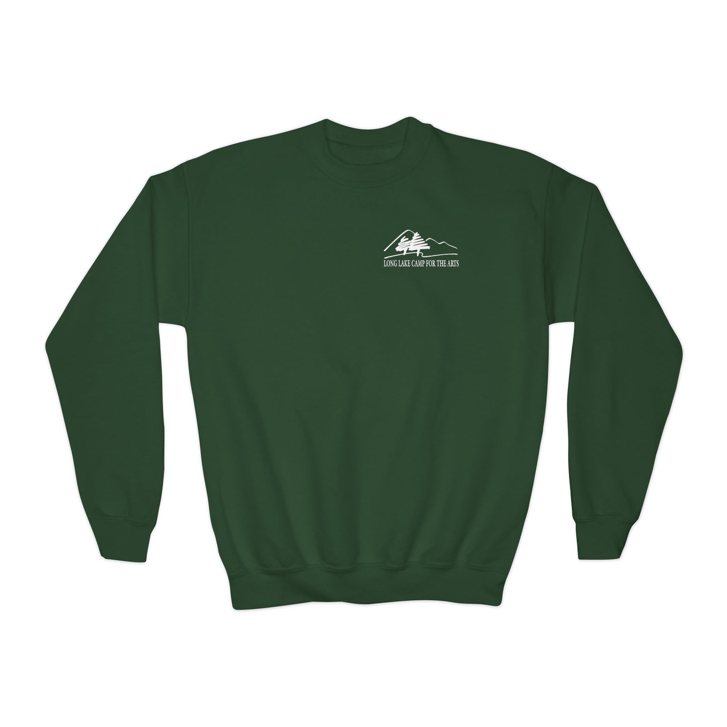 Arts Youth Sized Unisex Crewneck Sweatshirt (Select Color)