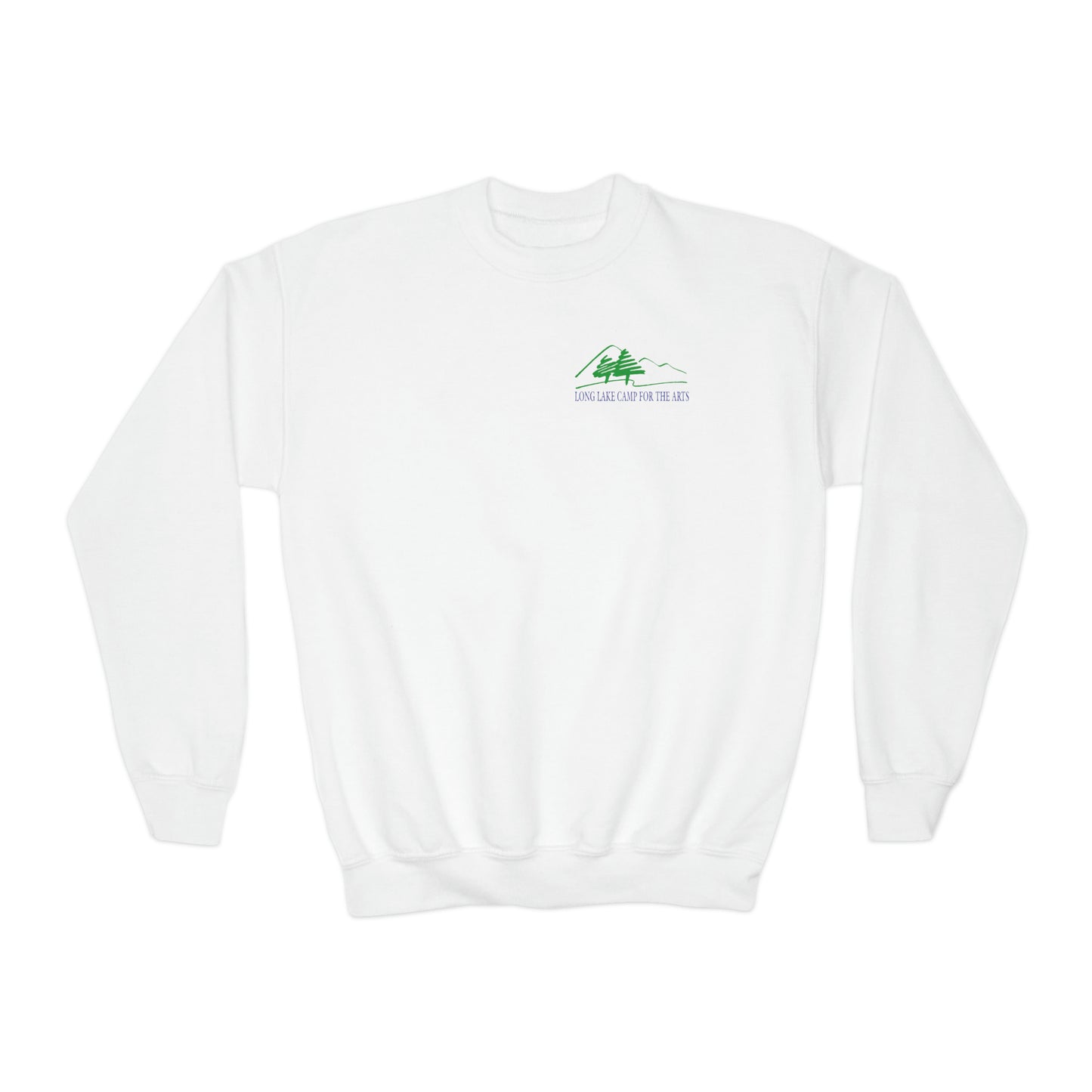 Arts Youth Sized Unisex Crewneck Sweatshirt (Select Color)