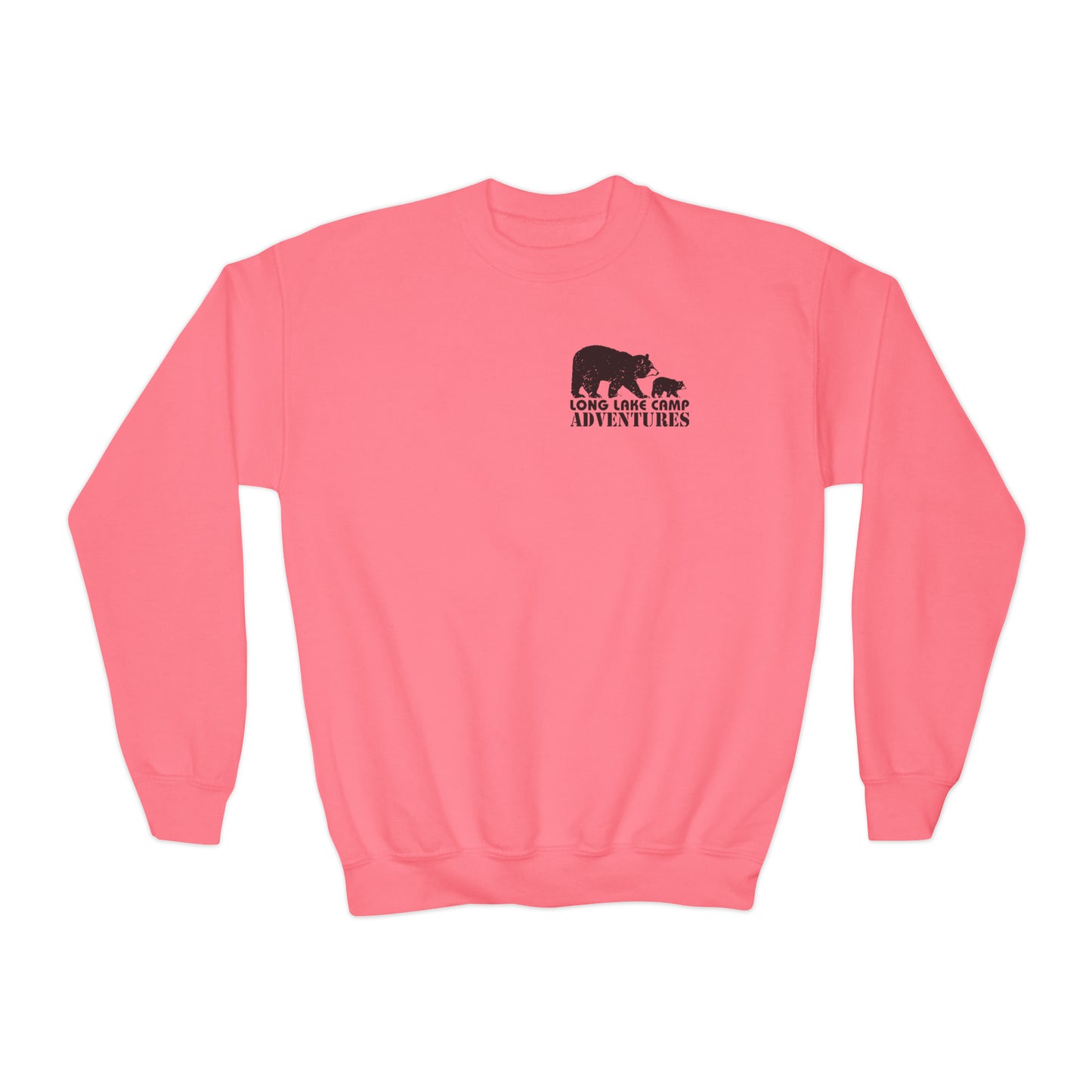 Adventure Youth Sized Unisex Crewneck Sweatshirt (Select Color)