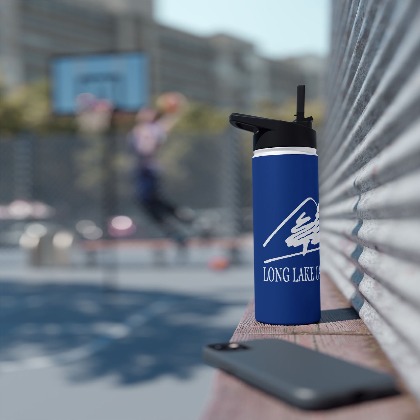 Arts 18oz Stainless Steel Water Bottle (Blue)