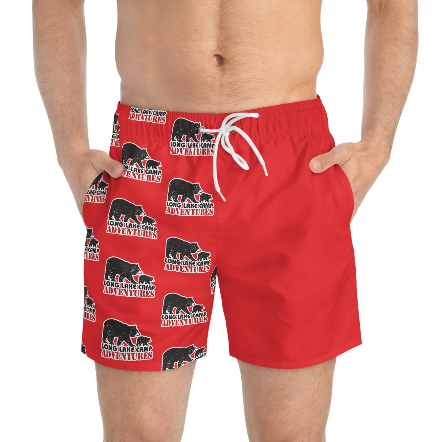 Adventure Half Print Swim Trunks