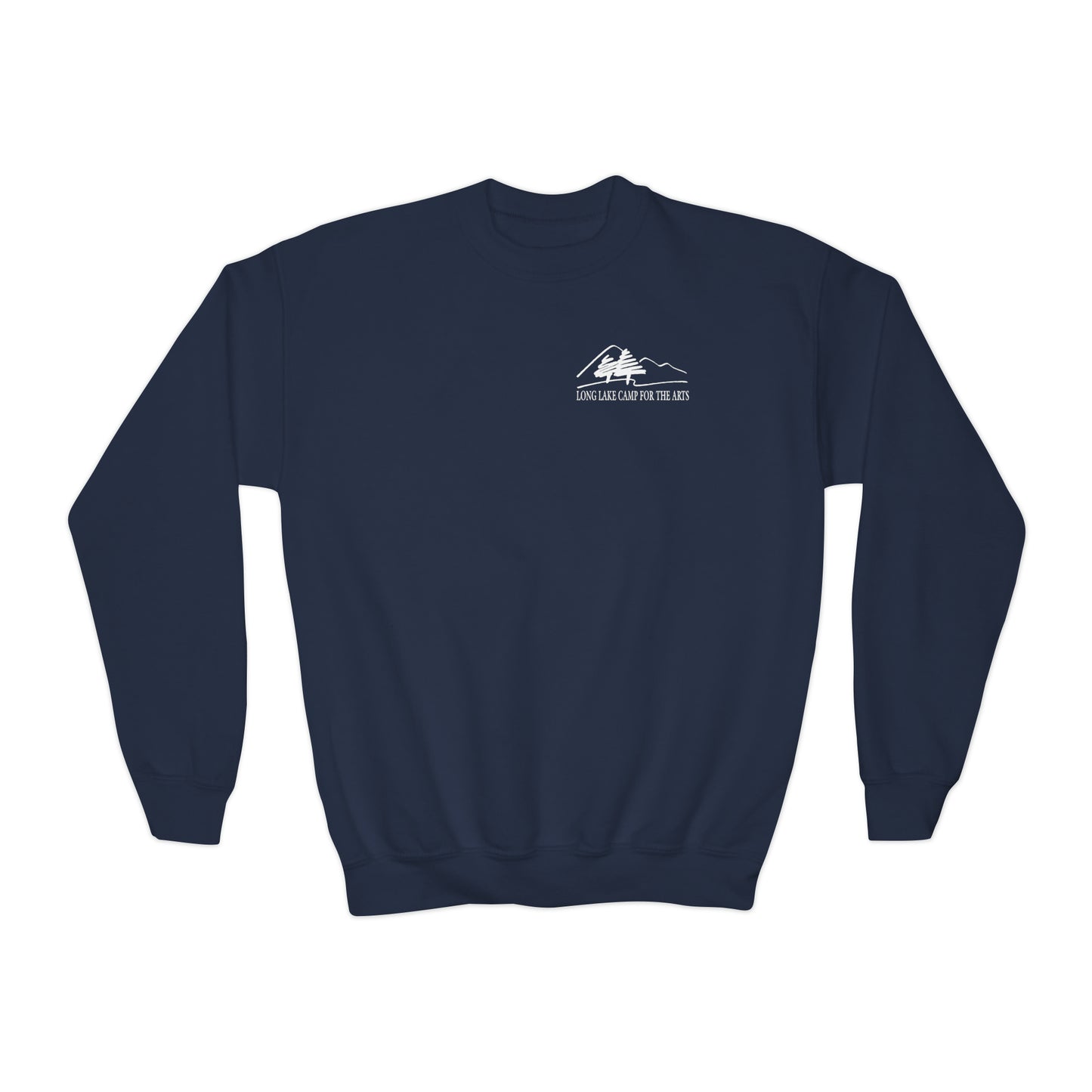 Arts Youth Sized Unisex Crewneck Sweatshirt (Select Color)