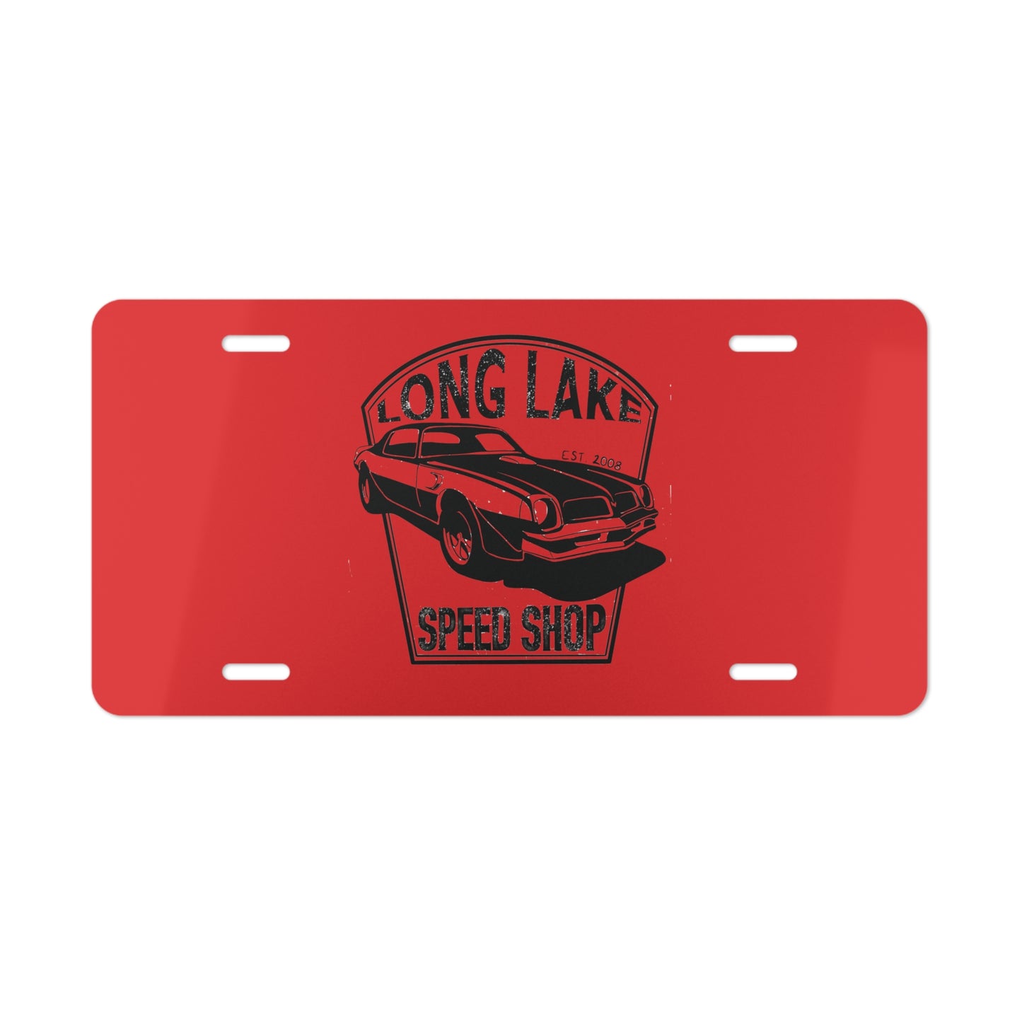 Adventure Speed Shop Vanity Plate