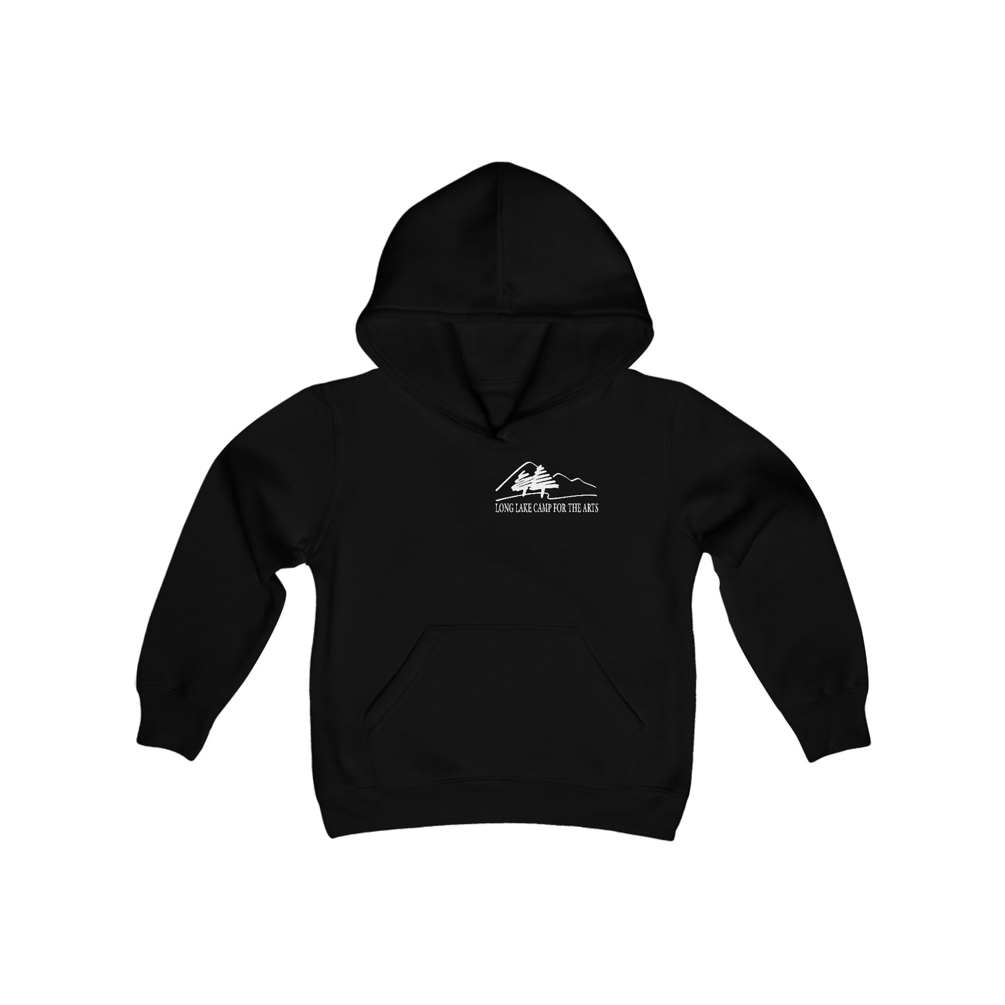 Arts Youth Sized Unisex Hooded Sweatshirt (Select Color)