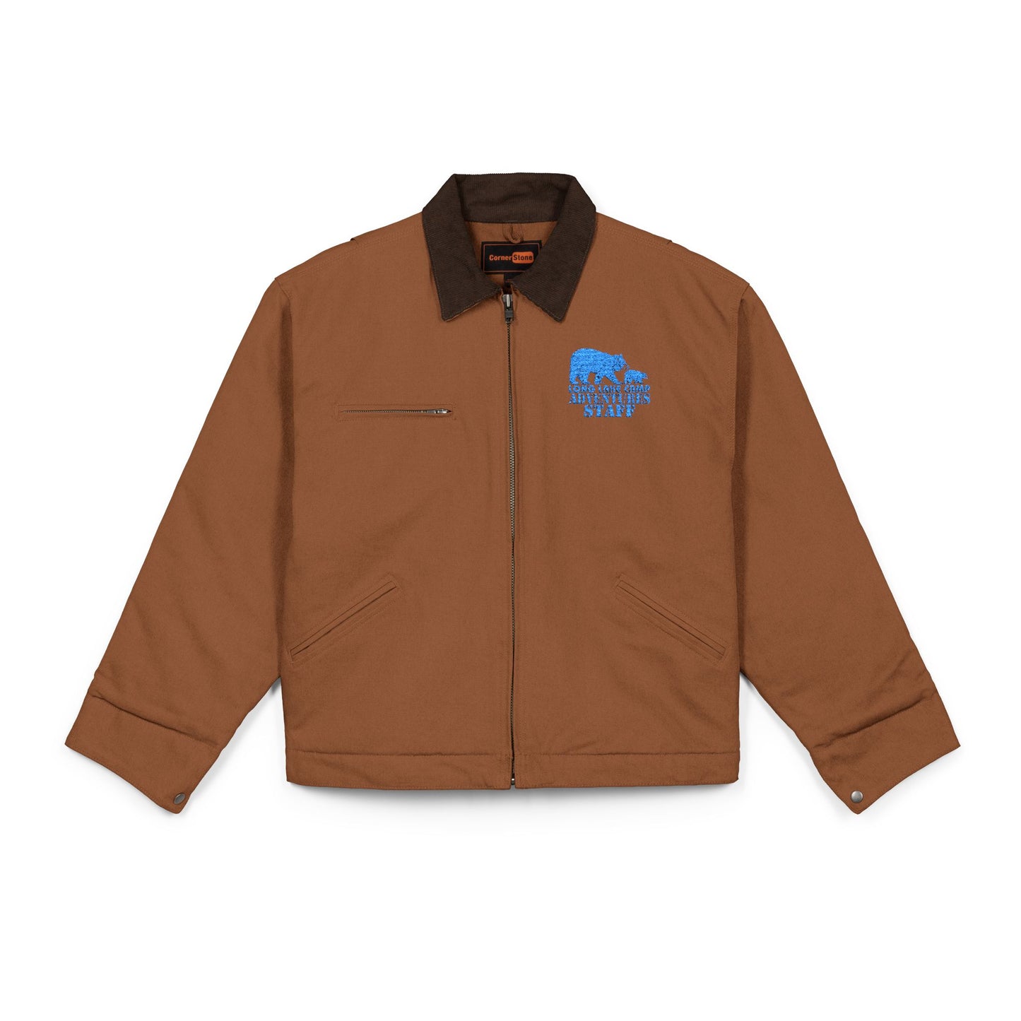 5 Year+ CornerStone® Unisex Duck Cloth Work Jacket  (BLUE LOGO 2026)