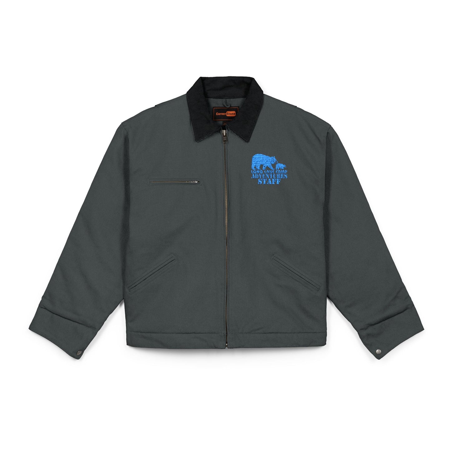 5 Year+ CornerStone® Unisex Duck Cloth Work Jacket  (BLUE LOGO 2026)