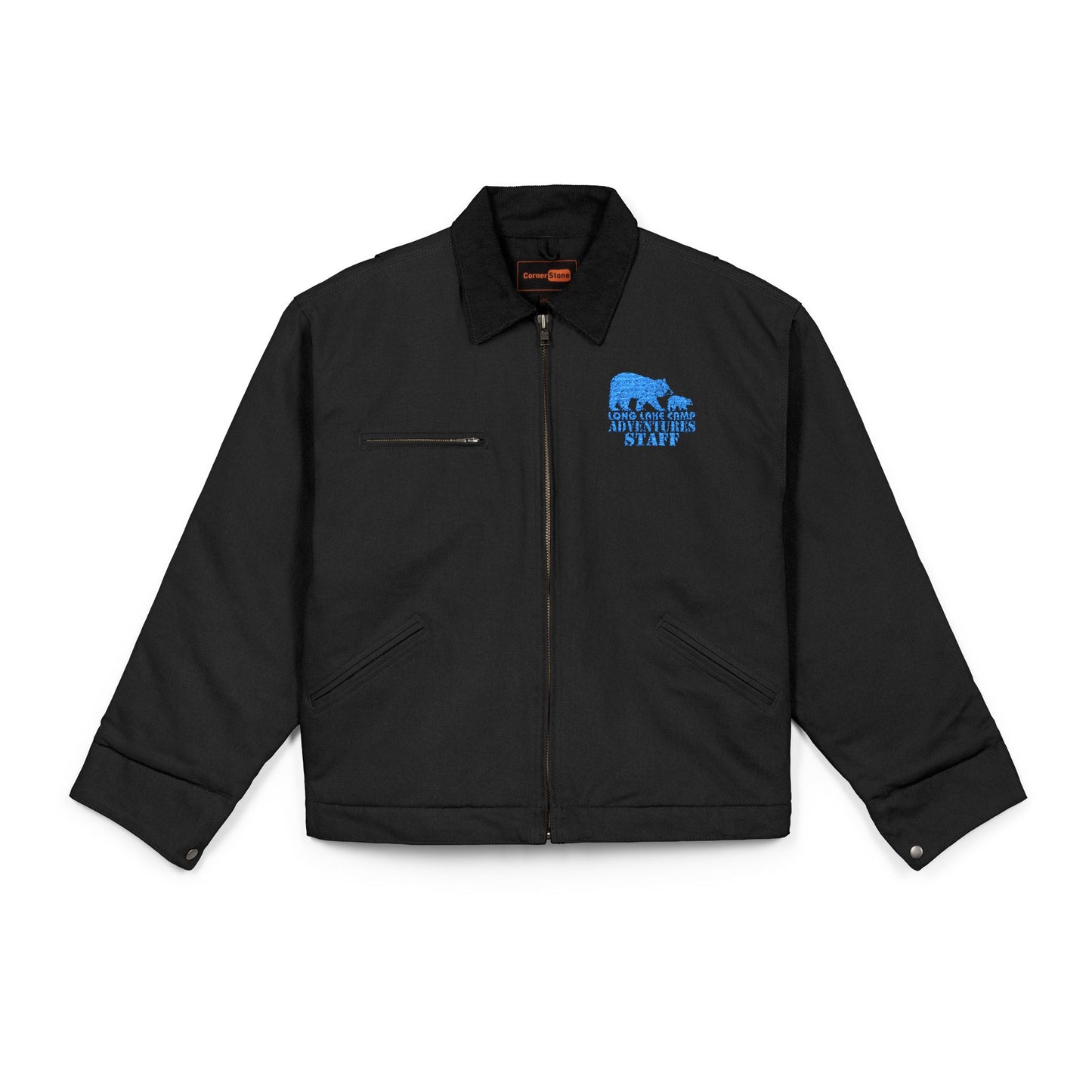 5 Year+ CornerStone® Unisex Duck Cloth Work Jacket  (BLUE LOGO 2026)
