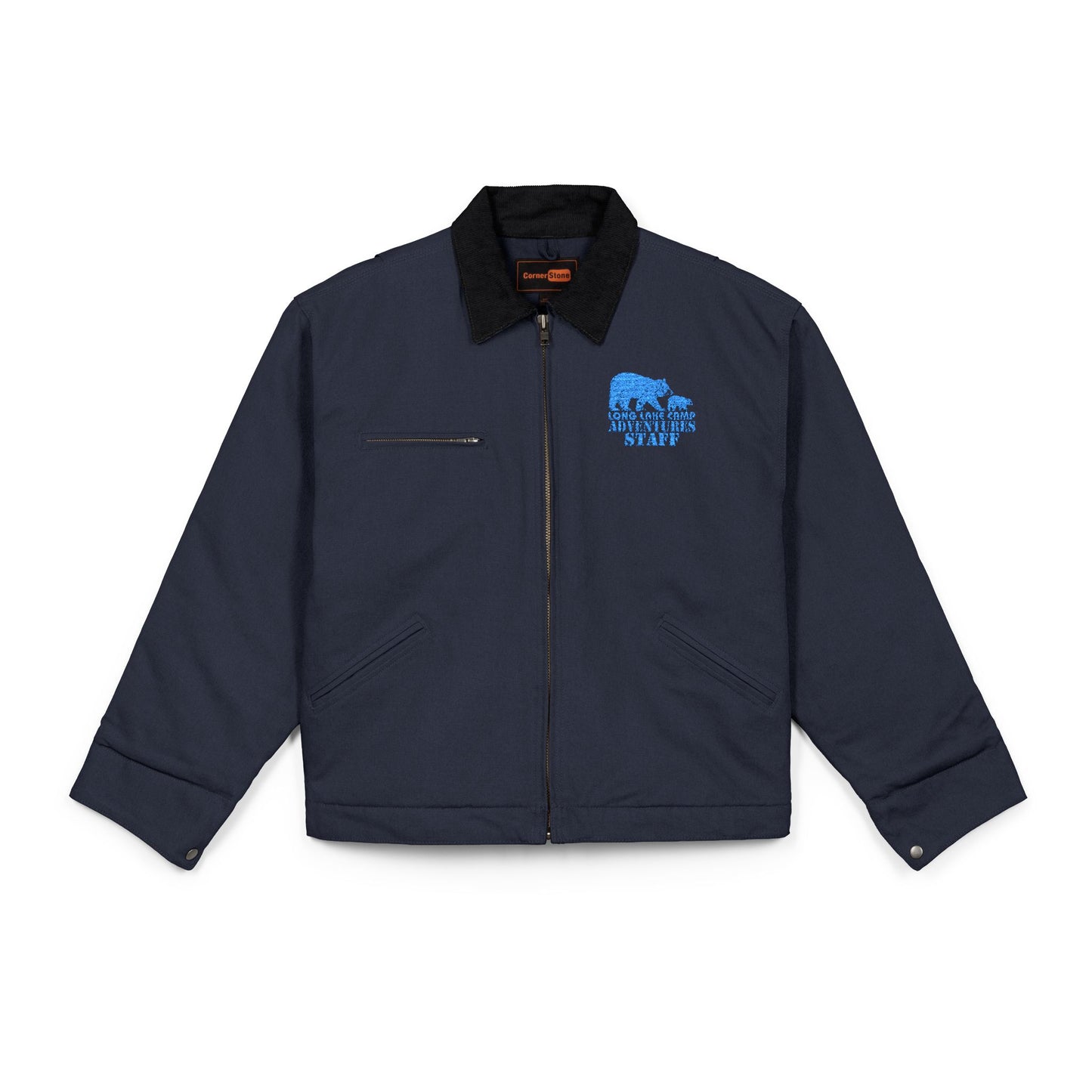 5 Year+ CornerStone® Unisex Duck Cloth Work Jacket  (BLUE LOGO 2026)